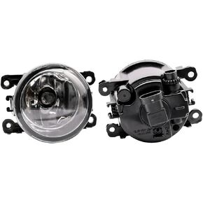 Pair of Front Fog Lights Lamp RH LH Compatible With RAM ProMaster City 2015-2021 & ProMaster 1500 2500 3500 2014-2021 & RAM 1500 2019-2022 Replaces 68202187AA 68256470AA CH2592152