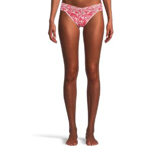 hanky panky Women's Signature Lace Printed Original Rise Thong