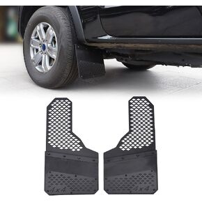 Heavy Duty Mud Flaps All Weather Resistant Splash Guards Compatible with Universal Trucks SUVs Vans Off-Road and Daily Use (Black,Front&Rear,4PCS)