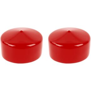 JWWY Internal Fuel Filler Tank Neck Gas Cap Dust Protective Cover Trim Fit for 2019-2025+ Chevy Silverado,for 2021-2025+ Ford F150,Bronco Accessories Red 2PCS