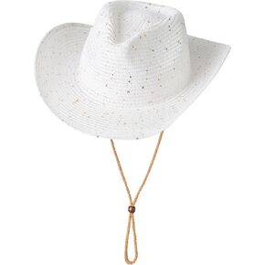 Sequin Beach Hat Sparkly Straw Cowboy Womens Hat Sun Hats