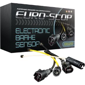 POWERSTOP Euro-Stop SW-0311 Brake Pad Wear Sensor For Audi e-tron GT 2022-2024 | Porsche Panamera 2017-2023 | Porsche Taycan 2020-2023 | Volkswagen Touareg 2011-2017 [Vehicle Specific]