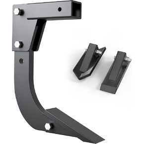 AUTOSAVER88 Hitch Mounted Ripper with 16" Rigid Drop Shank - Hitch Lawn Ripper, Adjustable Subsoiler Plow Fits 2" Receivers, Heavy Duty Trencher with Replaceable Teeth for Tractor, ATV, UTV