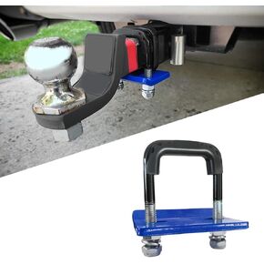 Anti Rattle Hitch Tightener, Hitch Stabilizer, Hitch Tightener Heavy Duty Stabilizer for 1.25"-2" Hitch, Hitch Clamp Reduce Movement on Hitch Mount Hitch Cargo Carrier Bike Rack (Blue)