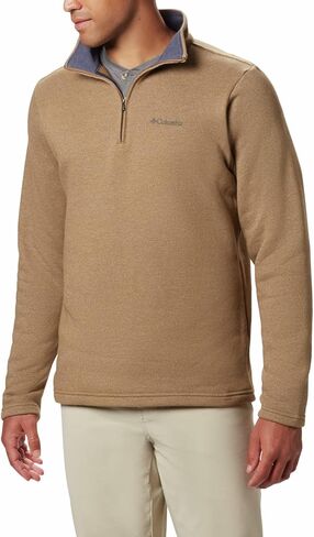 Columbia Men's Great Hart Mountain III Half Zip, Spruce Heather, Medium in Saudi Arabia
