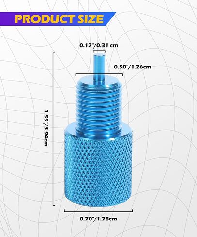 Proportioning Valve Bleeder Tool,Car Tool Brake Bleeder Tool,Car Accessories Brake Bleeder Check Valve,Brake Proportioning Valve Bleeder Tool for Disc/Disc and Disc/Drum Pv2 Pv4 (2pcs) in Saudi Arabia