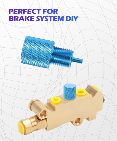 Proportioning Valve Bleeder Tool,Car Tool Brake Bleeder Tool,Car Accessories Brake Bleeder Check Valve,Brake Proportioning Valve Bleeder Tool for Disc/Disc and Disc/Drum Pv2 Pv4 (2pcs) in Saudi Arabia