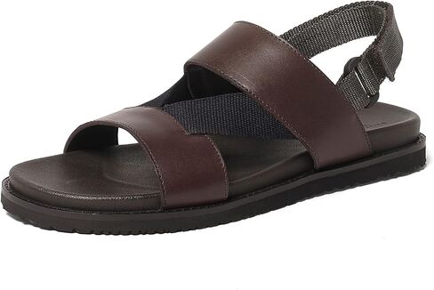 Anthony Veer Mens Malibu Leather Comfort Sandal in Kuwait