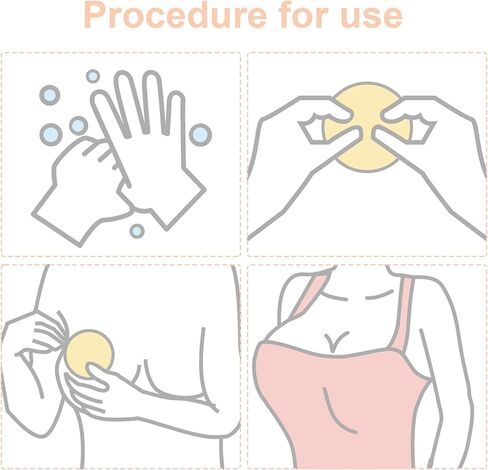 40 Pcs Disposable Nipple Covers - 4 Shapes Breast Covers, Self-Adhesive Pasties Stickers No Show in Saudi Arabia