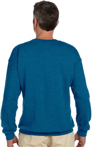 Gildan 18000 - Classic Fit Adult Crewneck Sweatshirt Heavy Blend - First Quality - Safety Green - Small in Saudi Arabia
