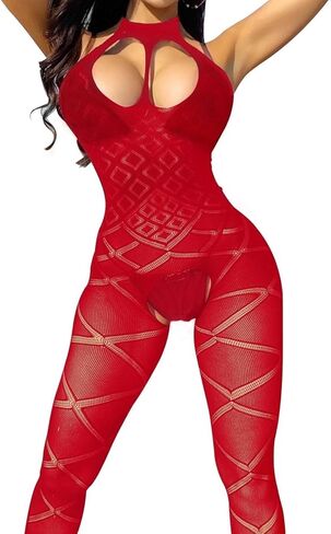 Sexy Lingerie for Women Naughty Fishnet Lingerie Set Bodysuit Outfits Teddy Sheer Mesh Erotic in Saudi Arabia