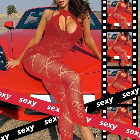 Sexy Lingerie for Women Naughty Fishnet Lingerie Set Bodysuit Outfits Teddy Sheer Mesh Erotic in Saudi Arabia