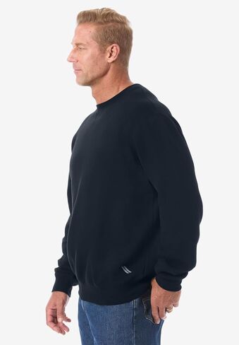 KS Sport by KingSize Men's Big & Tall Wicking Fleece Crewneck by KS Sport™ in Saudi Arabia