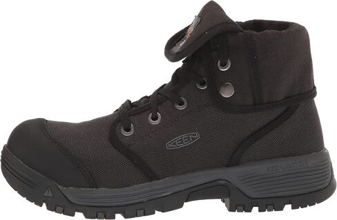 أحذية عمل KEEN Utility للرجال Roswell بمقدمة مركبة متوسطة الحجم من القماش، زيتوني عسكري/زيتوني أسود، 8.5 عرض أمريكي in Saudi Arabia