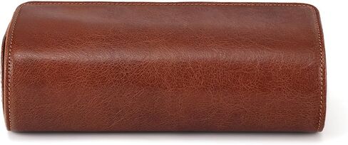 Woyir Watch Roll Travel Genuine Leather Case Watch Gaint Case With With Palow for Men ، و Watch Watch Case أو منظم للتخزين والعرض لعيد الأب in Kuwait