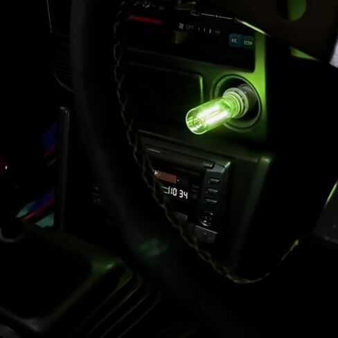 سيارة نيون ضوء للسيارة ملحقات السيارة مصابيح LED INGRIOR ، ديكور السيارة أضواء السيارة الداخلية USB إكسسوارات السيارة مصباح السيارة (الأرجواني) in Kuwait