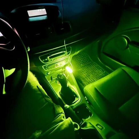 سيارة نيون ضوء للسيارة ملحقات السيارة مصابيح LED INGRIOR ، ديكور السيارة أضواء السيارة الداخلية USB إكسسوارات السيارة مصباح السيارة (الأرجواني) in Kuwait