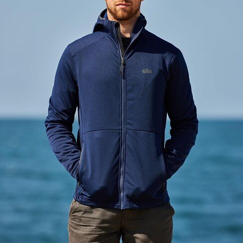 Gill Mens Quest Full Zip Hoodie - Thermal, Breathable & Moisture Wicking in Saudi Arabia