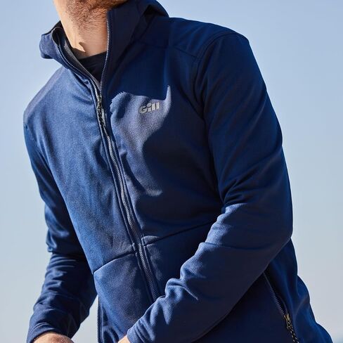 Gill Mens Quest Full Zip Hoodie - Thermal, Breathable & Moisture Wicking in Saudi Arabia