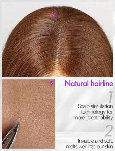 Long Brown Wigs for Women Lace Front Wig in Saudi Arabia