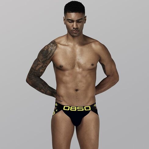 Men's Sexy Jockstrap Athletic Supporter Breathable Cotton Thong Performance Waistband Pouch Underwear in Saudi Arabia
