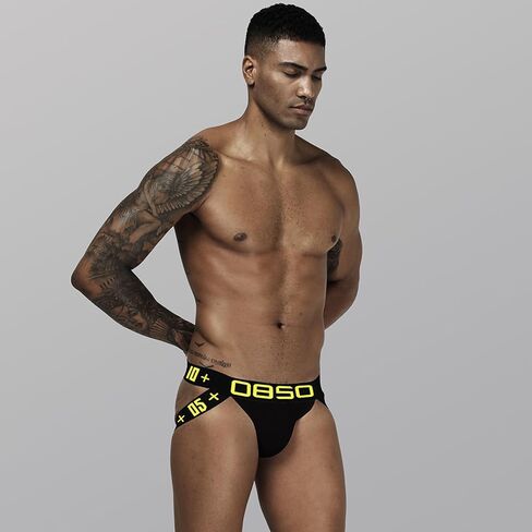 Men's Sexy Jockstrap Athletic Supporter Breathable Cotton Thong Performance Waistband Pouch Underwear in Saudi Arabia