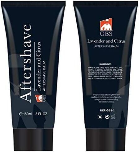 G.B.S Aftershave Balm (Sandalwood) 2OZ - A Classic Barbershop Post Shave Balm for Modern Men - Rejuvenates Dry Skin Replenishes Nutrients into Face Helps Razor Irritation and Ingrown Hairs " in Saudi Arabia