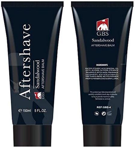 G.B.S Aftershave Balm (Sandalwood) 2OZ - A Classic Barbershop Post Shave Balm for Modern Men - Rejuvenates Dry Skin Replenishes Nutrients into Face Helps Razor Irritation and Ingrown Hairs " in Saudi Arabia