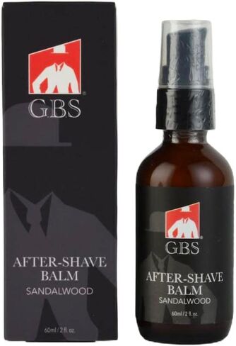 G.B.S Aftershave Balm (Sandalwood) 2OZ - A Classic Barbershop Post Shave Balm for Modern Men - Rejuvenates Dry Skin Replenishes Nutrients into Face Helps Razor Irritation and Ingrown Hairs " in Saudi Arabia