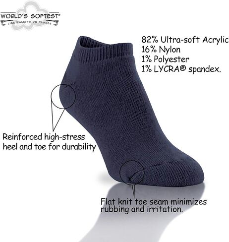 World's Softest Men's and Women's Low Cut Socks (Stone, Medium) in Saudi Arabia