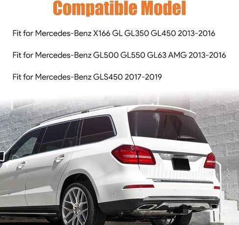 2 PCS Left & Right Rear Bumper Reflector Fit for Mercedes-Benz X166 GL GL350 GL450 GL500 GL550 GL63 AMG 2013-2016 GLS450 2017-2019 Replace # A1668200474 1668200474 A1668200374 1668200374 in Saudi Arabia