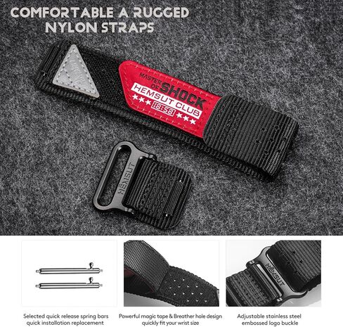 Replacement Watch Band Strap for Casio Mens G-Shock GM-2100B,GD-100/110/120/350,GW-S5600/5600/B5600/M5600,16mm Nylon Breathable Casio wristband in Saudi Arabia