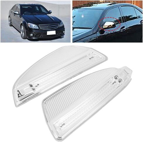 مرآة الرؤية الخلفية مرآة إشارة انعطاف ضوء إشارة مرسيدس-بنز C-C250 C300 (زوج 2048200721+2048200821) in Kuwait