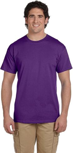 Gildan Mens Short Sleeve Soft-Style T-Shirt (Indigo Blue) in Saudi Arabia