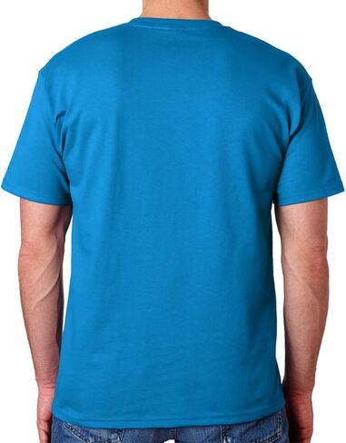 Gildan Mens Short Sleeve Soft-Style T-Shirt (Indigo Blue) in Saudi Arabia