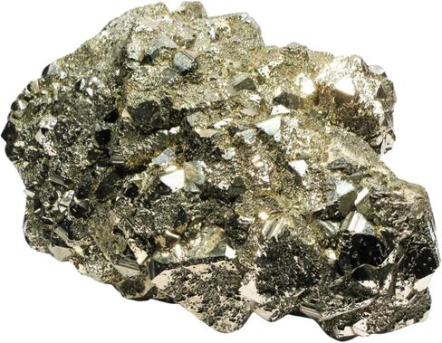 Pyrite Stone Cluster, High Energy Natural Iron Pyrite Stone, Gold Rock, Reiki Crystal, Certified Pyrite in Saudi Arabia
