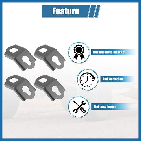 4pcs Tie Down Brackets Hooks Accessories for Maverick Max X3 Maverick X3 2017-2022 Tie Down Bracket Hook Item Replacement in Kuwait