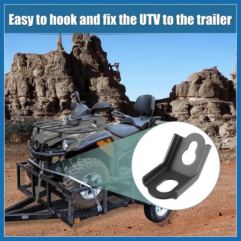 4pcs Tie Down Brackets Hooks Accessories for Maverick Max X3 Maverick X3 2017-2022 Tie Down Bracket Hook Item Replacement in Kuwait