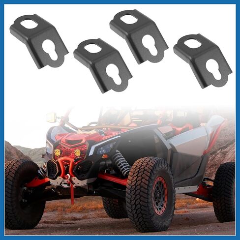 4pcs Tie Down Brackets Hooks Accessories for Maverick Max X3 Maverick X3 2017-2022 Tie Down Bracket Hook Item Replacement in Kuwait