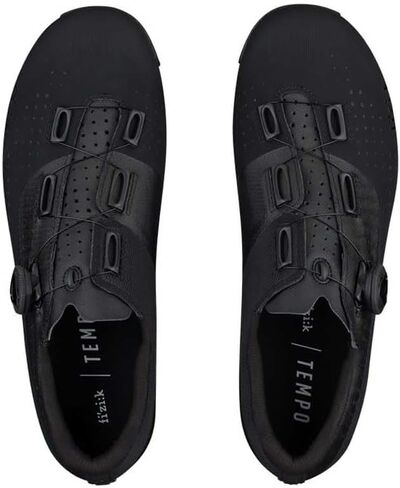 Fizik Tempo Overcurve R4 Wide Cycling Shoe - Men's Black/Black, 44.0 in Saudi Arabia