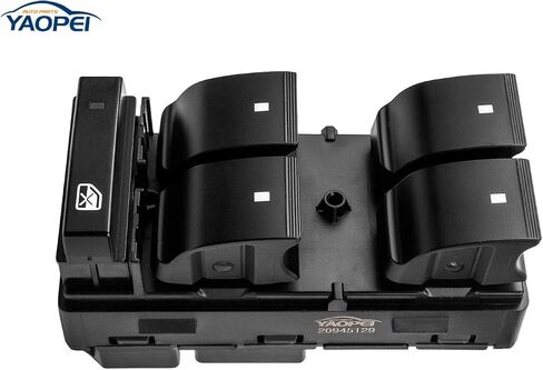 مفتاح نافذة Power Power Master Side Side لعام 2007-2013 شيفروليه تشيفي سيلفرادو GMC Sierra Traverse HHR 1500 2500HD 3500HD Yukon Buick 25789692 20945129 D1954F129 D1954F in Saudi Arabia