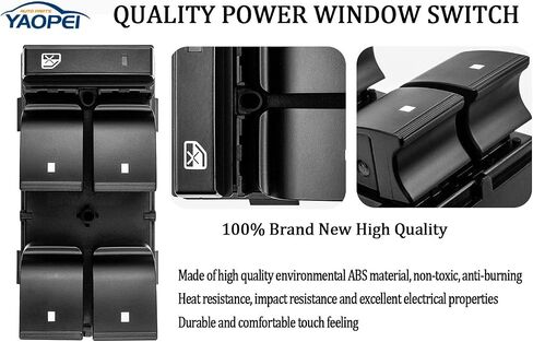 مفتاح نافذة Power Power Master Side Side لعام 2007-2013 شيفروليه تشيفي سيلفرادو GMC Sierra Traverse HHR 1500 2500HD 3500HD Yukon Buick 25789692 20945129 D1954F129 D1954F in Saudi Arabia