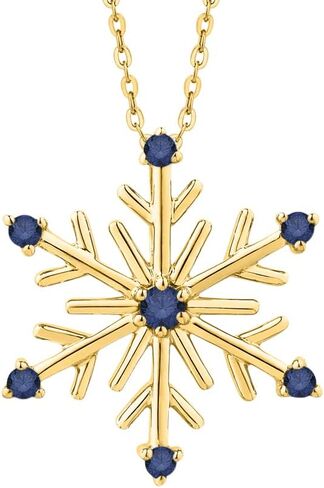 عقد بقلادة "Snow Flake" من الألماس الأزرق من KATARINA من الفضة الإسترليني (1/10 قيراط) in Kuwait
