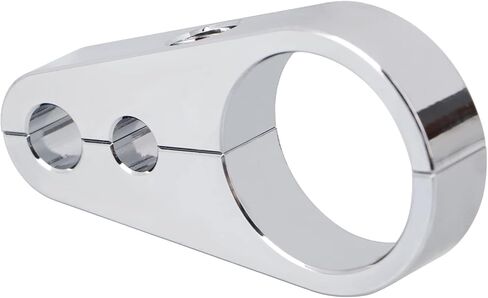 Chrome 1 1/4" Handlebar Clutch Cable Clip Brake Line Clamp for Harley Dyna Softail Touring Electra Glide in Saudi Arabia