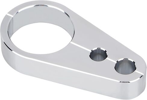 Chrome 1 1/4" Handlebar Clutch Cable Clip Brake Line Clamp for Harley Dyna Softail Touring Electra Glide in Saudi Arabia