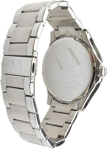 Armani Exchange Black Dial Gold PVD Mens Watch AX2122 in Saudi Arabia