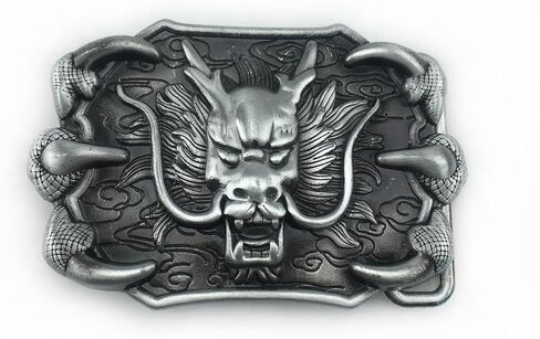 Chinese Dragon Head Belt Buckle for Men Masculine Dragon Claw Domineering Dragon Head Punk Men’s Belt Buckle in Saudi Arabia