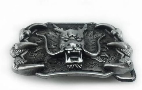 Chinese Dragon Head Belt Buckle for Men Masculine Dragon Claw Domineering Dragon Head Punk Men’s Belt Buckle in Saudi Arabia