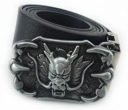 Chinese Dragon Head Belt Buckle for Men Masculine Dragon Claw Domineering Dragon Head Punk Men’s Belt Buckle in Saudi Arabia