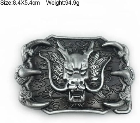 Chinese Dragon Head Belt Buckle for Men Masculine Dragon Claw Domineering Dragon Head Punk Men’s Belt Buckle in Saudi Arabia
